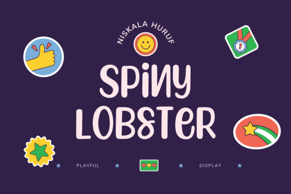 A Campaign Designer's Take on the Spiny Lobster Display Font