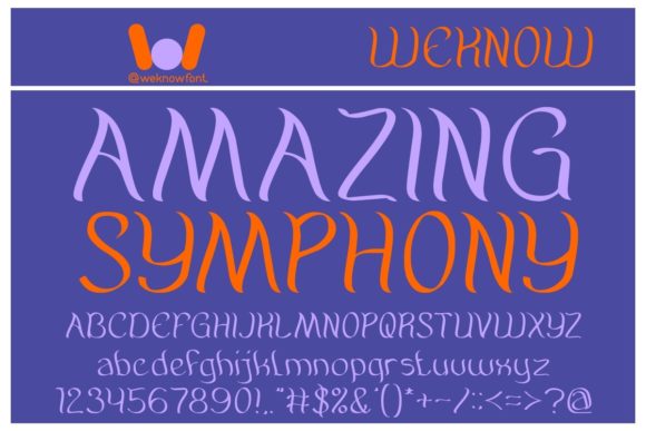 Amazing Symphony: The Display Font That Amplifies Your Campaign's Message