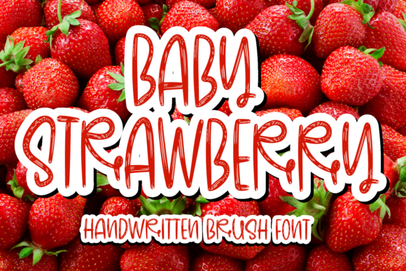 Baby Strawberry: A Playful Display Font for Modern Digital Design