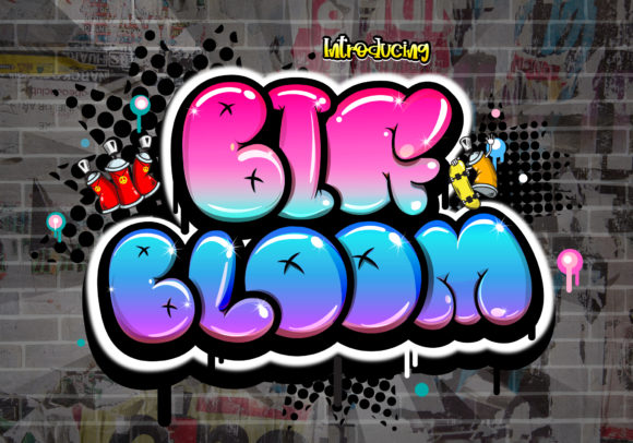 Big Bloom: A Playful Display Font for Modern Digital Design