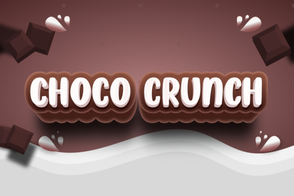 Choco Crunch: A Font That Builds a Brand with Personality
