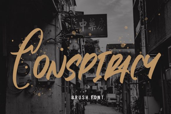 Conspiracy: A Bold Display Font for Handmade Creations