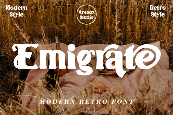 Emigrate: A Retro Display Font That Works Wonders for Your Website