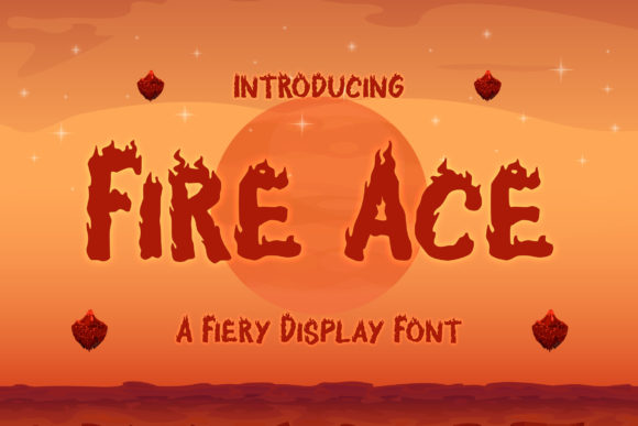 Fire Ace: The Fiery Display Font for Modern Marketing