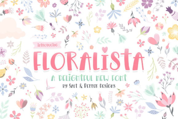Floralista Font: The Friendly Typeface for Crafters and Creators