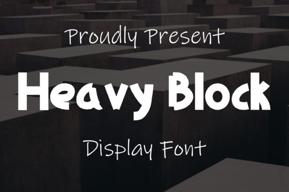 Heavy Block: A Font for Editorial Punch and Visual Rhythm