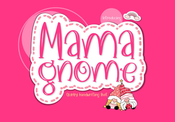 Mama Gnome: A Playful Display Font for Editorial Charm