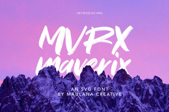 Maverix Display Font: A Relaxed Urban Typeface for Brands