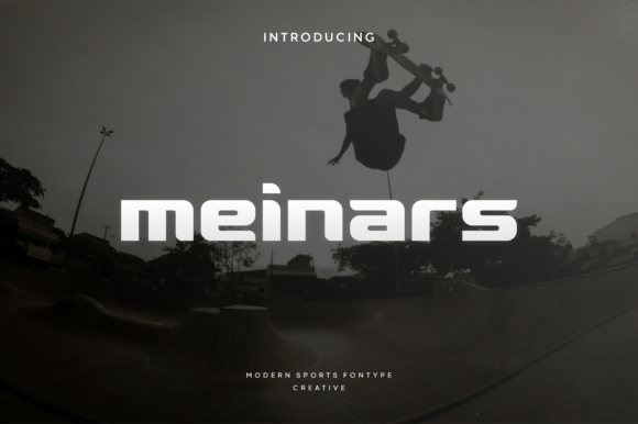 Meinars: The Display Typeface for Sports and Apparel
