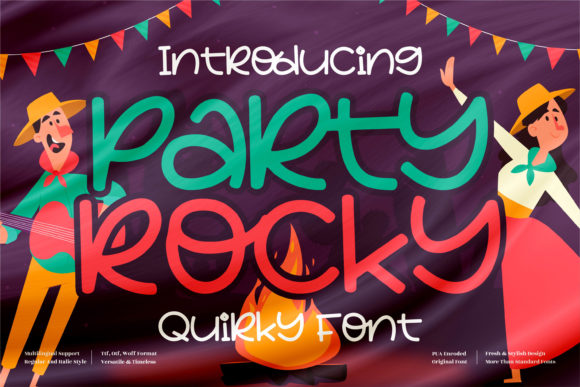 Party Rocky: A Font for Editorial Playfulness