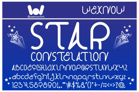Star Constellation: A Display Font That Elevates Web Design