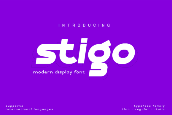 Stigo Font: A Designers Look at a Futuristic Display Typeface