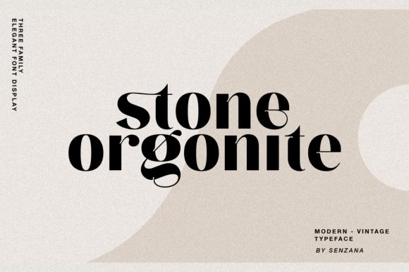 Stone Orgonite Font: A Bold Display Typeface for Campaign Creators