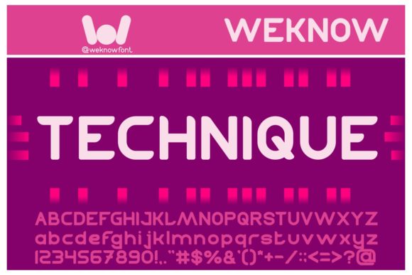 Technique: A Display Font for Playful Editorial Design