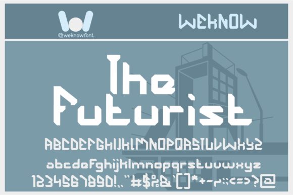 The Futurist: A Premium Display Font for Modern Crafters