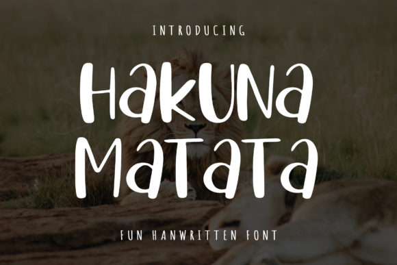 The Hakuna Matata Font: A Creative Powerhouse for Makers