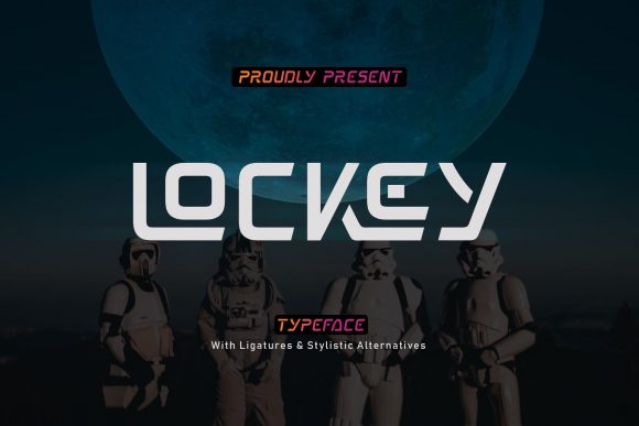 Using Lockey Font for Bold, Trendy Branding Projects